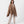 Los Simbolos Cape - Light Taupe Beige And Black