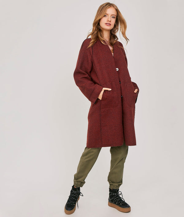 Reversible Nom Coat - Pepper And Night Sky