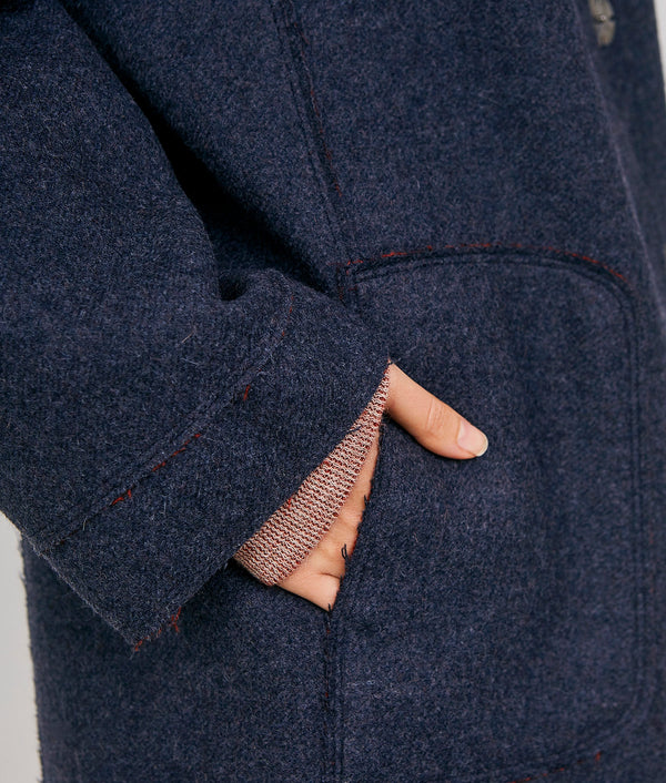 Reversible Nom Coat - Pepper And Night Sky