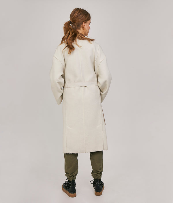 Belted Eased Reversible Coat